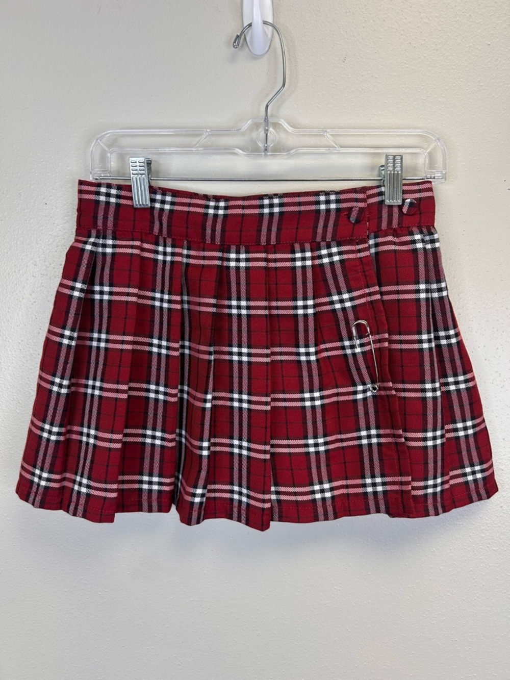 Plaid Pleated Mini Skirt Size XS/S Twee Costume Nerdy Academia Punk Grunge Goth